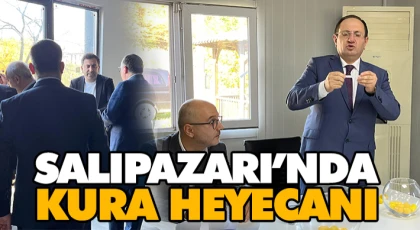 Salıpazarı’nda Kura Heyecanı