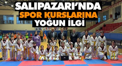 Salıpazarı’nda Spor Kurslarına Yoğun İlgi
