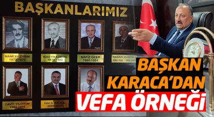 Karaca’dan Vefa Örneği