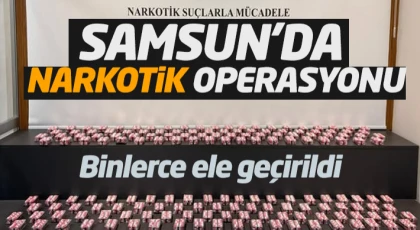 Samsun’da Narkotik Operasyonu