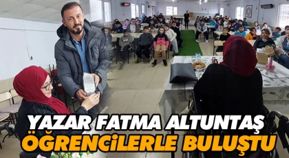 Yazar Fatma Altuntaş, Öğrencilerle Buluştu