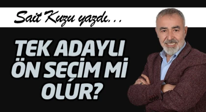 Tek Adaylı Ön Seçim Mi Olur?