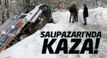 Salıpazarı’nda Trafik Kazası: 1 Yaralı