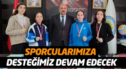 Sporcularımıza Desteğimiz Devam Edecek