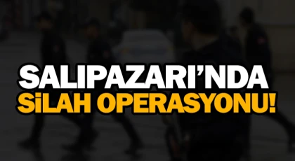 Salıpazarı’nda Silah Operasyonu!