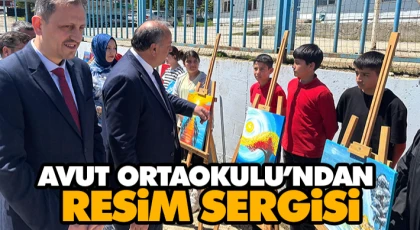 Avut Ortaokulu’ndan Resim Sergisi