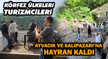 Körfez Ülkeleri Turizmcileri Ayvacık Ve Salıpazarı’na Hayran Kaldı