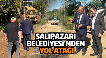Salıpazarı Belediyesi’nden Yol Atağı