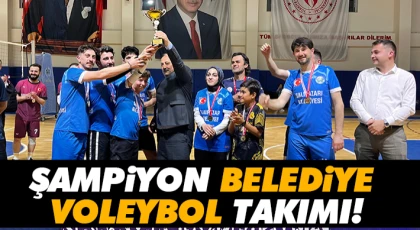 Şampiyon Belediye Voleybol Takımı!