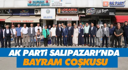 AK Parti Salıpazarı’nda Bayram Coşkusu