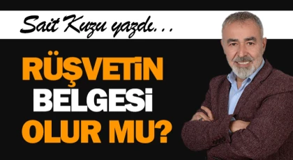 Rüşvetin Belgesi Olur Mu?