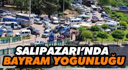 Salıpazarı’nda Bayram Yoğunluğu