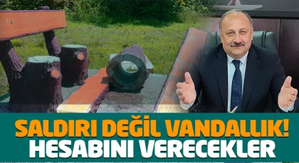 Saldırı Değil Vandallık! Allah’a Havale Ediyorum
