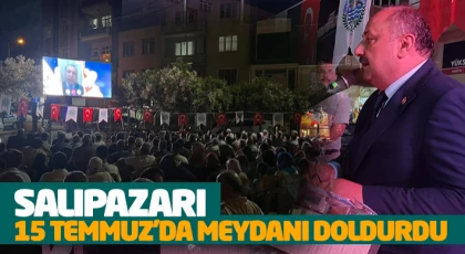 Salıpazarı 15 Temmuz’da Meydanı Doldurdu