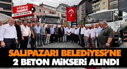 Salıpazarı Belediyesi Araç Filosuna 2 Beton Mikseri Daha Katıldı