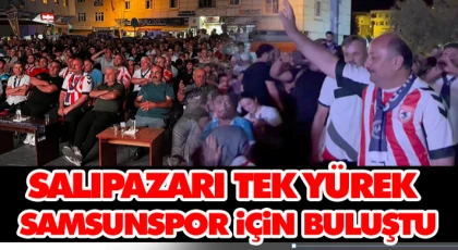 Salıpazarı Tek Yürek Samsunspor İçin Buluştu