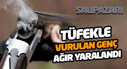 Salıpazarı’nda Tüfek Kazası: Genç Ağır Yaralandı