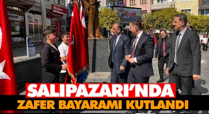 Salıpazarı’nda Zafer Bayaramı Kutlandı