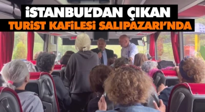 İstanbul’dan Çıkan Turist Kafilesi Salıpazarı’nda