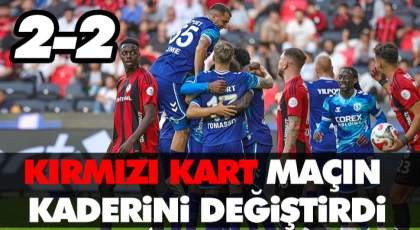 Kırmızı Kart Maçın Kaderini Değiştirdi