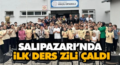 Salıpazarı’nda İlk Ders Zili Çaldı