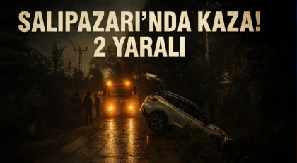 Salıpazarı’nda Kaza: 2 Yaralı