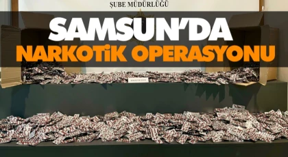 Samsun’da Narkotik Operasyonu