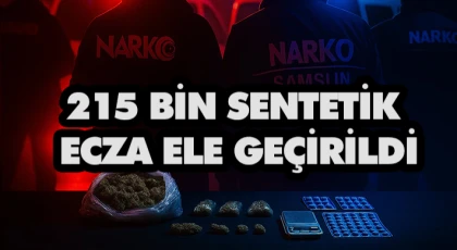 215 Bin Sentetik Ecza Ele Geçirildi