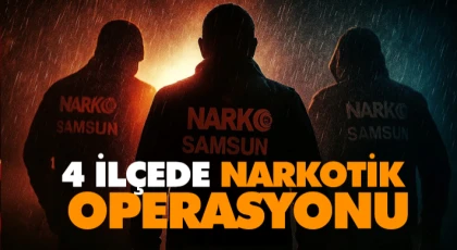 4 İlçede Narkotik Operasyonu