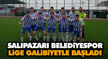 Salıpazarı Belediyespor Lige Galibiyetle Başladı