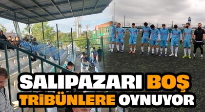 Salıpazarı Boş Tribünlere Oynuyor