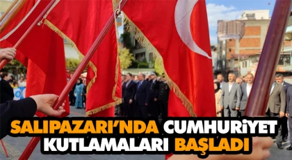 Salıpazarı’nda Cumhuriyet Kutlamaları Başladı