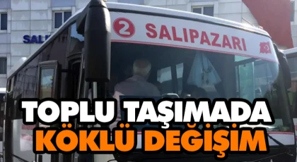 Toplu Taşımada Köklü Değişim