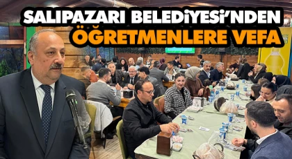 Salıpazarı Belediyesi’nden Öğretmenlere Vefa