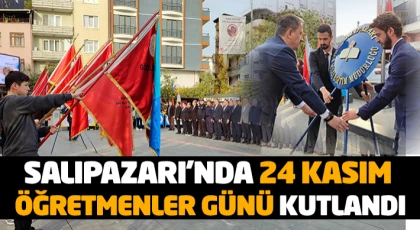 Salıpazarı’nda 24 Kasım Öğretmenler Günü Kutlandı