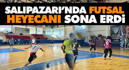 Salıpazarı’nda Futsal Heyecanı Sona Erdi