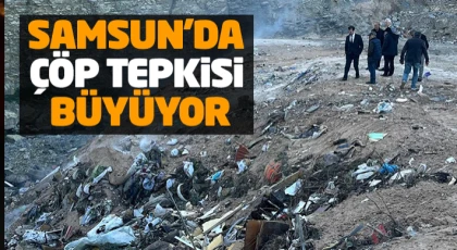 Samsun’da Çöp Tepkisi Büyüyor