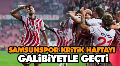 Samsunspor, Kritik Haftayı Galibiyetle Geçti