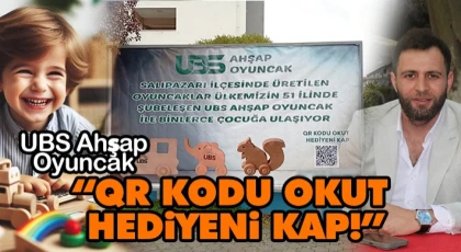 UBS Ahşap Oyuncak “QR Kodu Okut, Hediyeni Kap!”