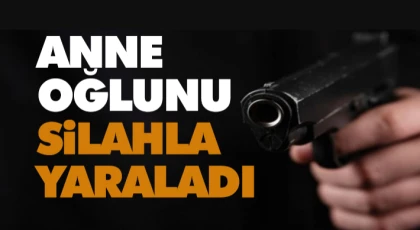 Anne Oğlunu Silahla Yaraladı
