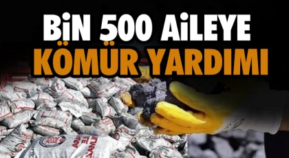 Bin 500 Aileye Kömür Yardımı