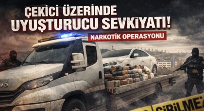 Çekici Üzerinde Uyuşturucu Sevkiyatı