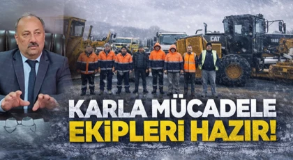 Karla Mücadele Ekipleri Hazır
