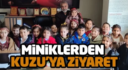 Miniklerden Kuzu’ya  Ziyaret