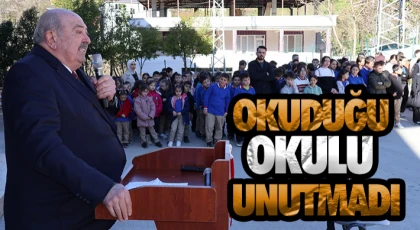 Okuduğu Okulu Unutmadı