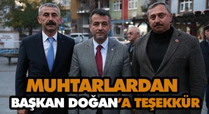 Salıpazarı Muhtarlarından Başkan Doğan’a Teşekkür