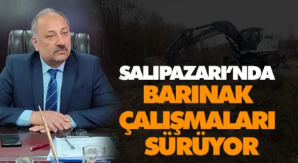 Salıpazarı’nda Barınak Çalışmaları Sürüyor