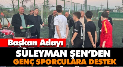 Süleyman Şen’den Genç Sporculara Destek