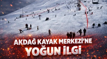 Akdağ Kayak Merkezi’ne Yoğun İlgi