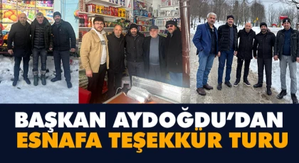 Başkan Aydoğdu’dan Esnafa Teşekkür Turu